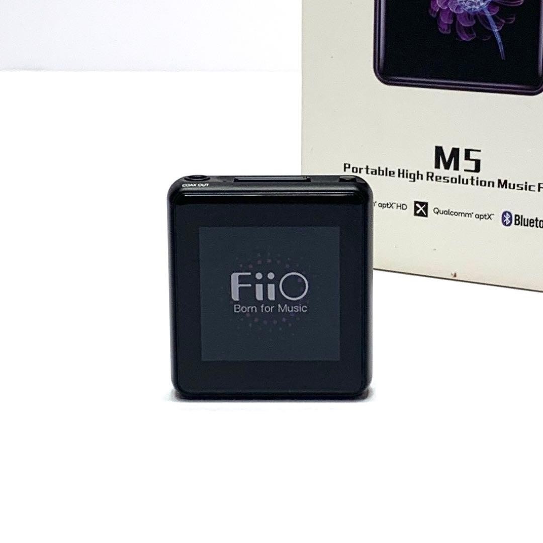 【ほぼ新品】Fiio M5 デジタルオーディオプレーヤー FIO-M5-B FiiO M5 Hi-Res MP3 Music Player Bluetooth Touch Screen English