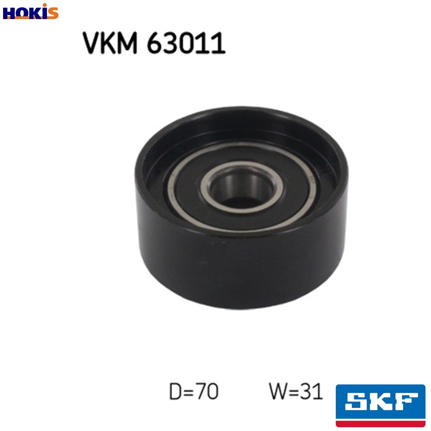 ✅Fits SKF VKM 63011 Deflection/Guide Pulley, V-ribbed belt VKM 63011 ⭐UK Seller⭐ - Image 10