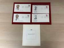 Carter Mondale Inauguration Day Stamps Panel in Blue Album Issued 1977 Fleetwood