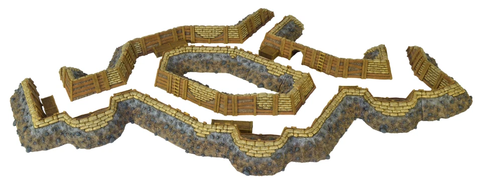 Juego de construcción de guerra - The Trench - Wargames en miniatura - Warhammer 40k/AoS Foto 3 de 4