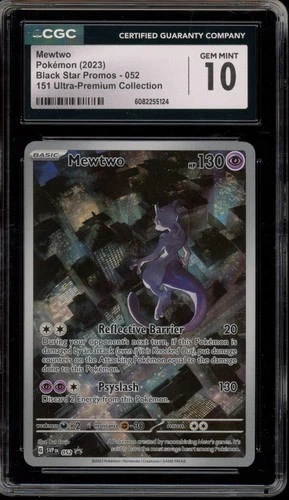 Pokemon Mewtwo 151 Ultra-Premium Coll. Promo SVP EN 052 CGC 10 Gem Mint