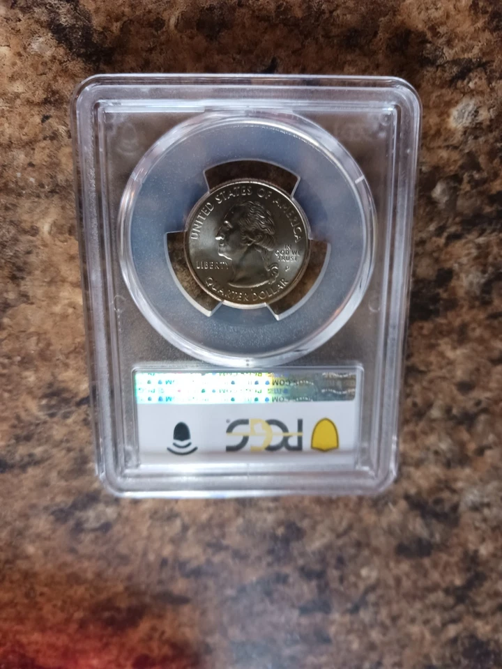 1999 Connecticut State Quarter mint p uncirculated pcgs grade 66 - Image 2 of 4