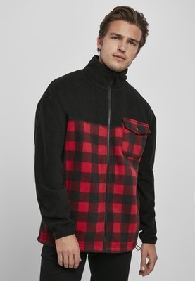 Patterned Polar Fleece Track Jacket Fleecejacke Herren | Urban Classics | TB3802
