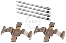 A.B.S. Zubehörsatz, Scheibenbremsbelag Vorne 0109Q