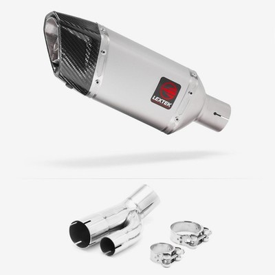 Lextek Slip-On Edelstahl 200mm Auspuff für BMW S1000R 2017-2020