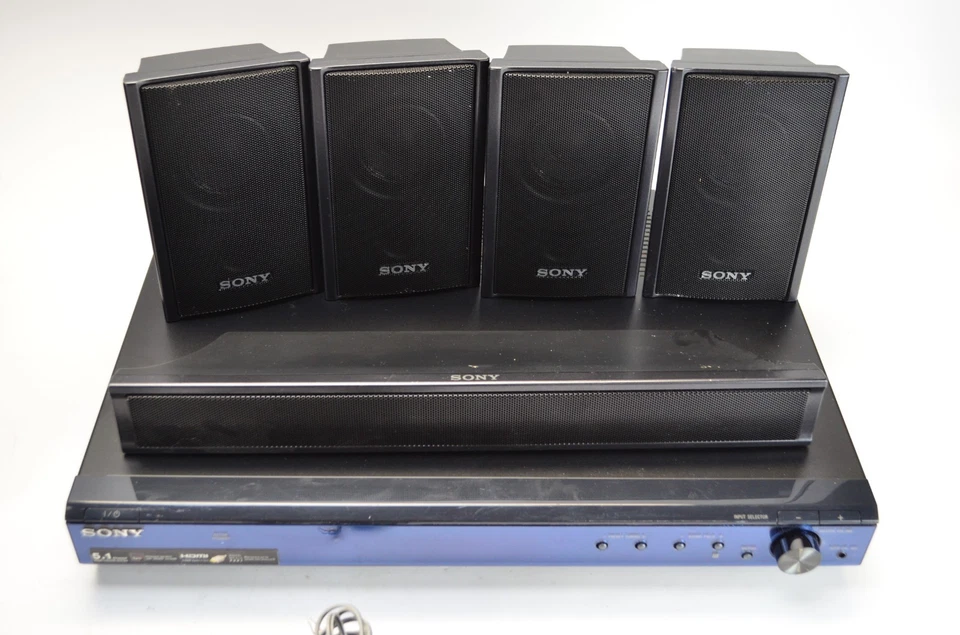 Sony STR-KS2300 5.1 Ch HDMI AV Receiver Sub 5 Speakers Bundle Home - No remote - Image 2 of 4