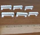 LEGO Soccer Set 3409 Parts Lot of 6 White Windscreen 2 x 6 x 2 Blank Custom  — photo 3