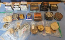NOS Lot of 45 Bearings & Race Cups Car Quest Bohls MRC Timken Fag BCA Bower
