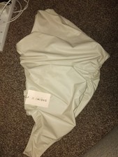 SHEIN BAE Cream PVC Bodysuit Medium Nude Latex Look BNWT Size 10-12 One Shoulder
