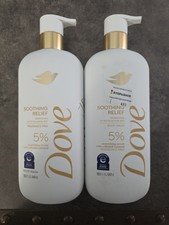 Lot of 2: Dove Soothing Relief Fragrance Free Body Wash 18.5 oz.