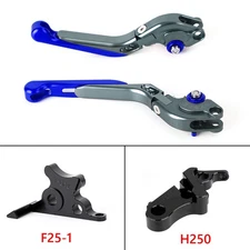 Adjustable Extendable Brake & Clutch Lever for Honda CBR500R CB500F/X 19~21 Blue
