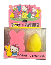 Easter Peeps x Hello Kitty Friends Cosmetic Sponges 2 Pk Makeup Sponge NEW