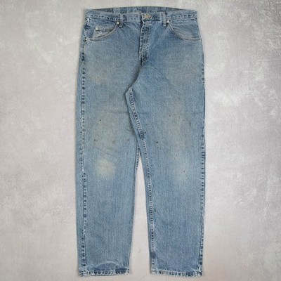 Wrangler Vintage Relaxed Fit Painter Jeans W36 X L34 Men's Blue Denim