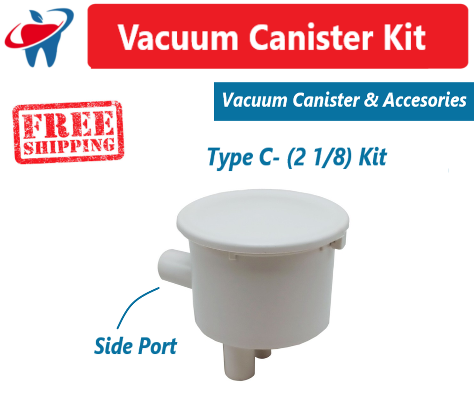 Dental Type A, Type B, Type C Vacuum Canister Kits, Replacement ...