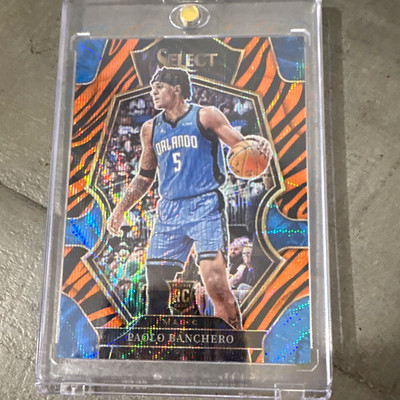 Panini 2022-23 Select Tiger Prizm Paolo Banchero Rookie #169 Orlando Magic