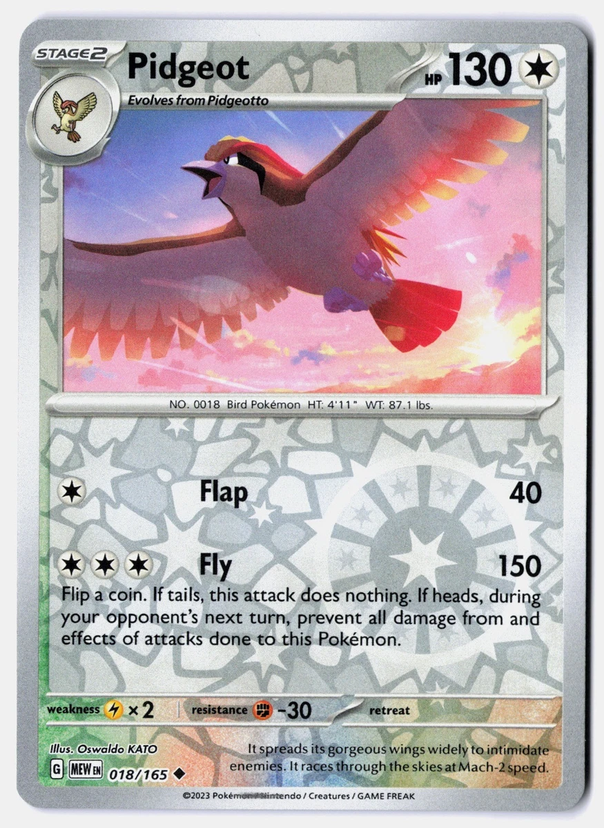 ピジョット Pidgeot 旧裏 Old Back 渦ホロ Holo Pidgeot for sale | eBay
