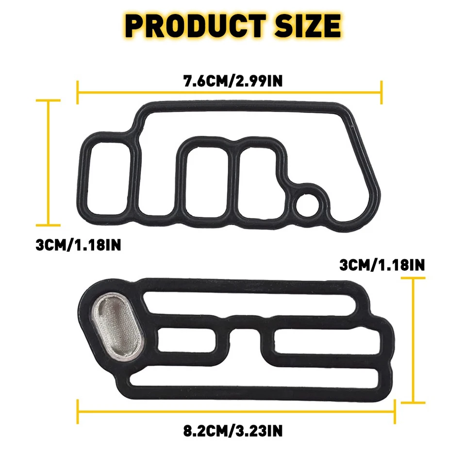 Junta solenóide cabeça de cilindro 2X para 2013-2015 Acura RdX e 2009-2015 Honda Pilot - Imagem 4 de 4
