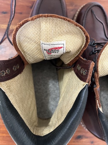 Red Wing Heritage Sawmill 2927 Leather Boots Mens 10D Briar Oil Slick Vibram USA - Picture 14 of 20
