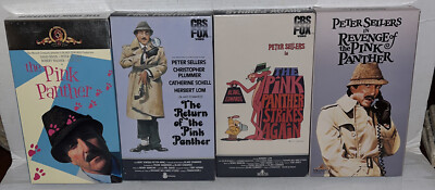 Pink Panther Vhs Lot Of 4 Peter Sellers in the Pink Panther Movies ...