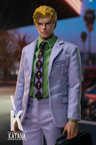 KT001B 1/6 Kira Yoshikage Gentleman Male Action Figure Model Deluxe Ver. Toy - Picture 8 of 21