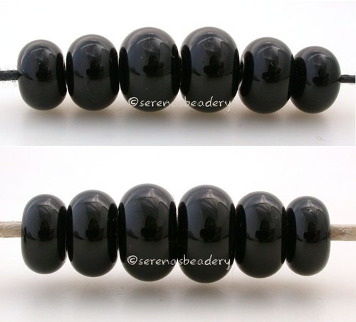 MYSTIC RED * donut handmade lampwork glass spacer beads TANERES sra - Picture 2 of 4
