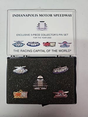 2000 IMS Event 5- Lapel Pin Set Indy 500 Brickyard 400 Iroc Formula One Pagoda
