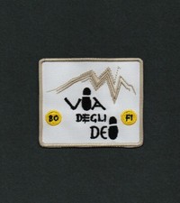 Via Degli Dei toppa patch ricamata