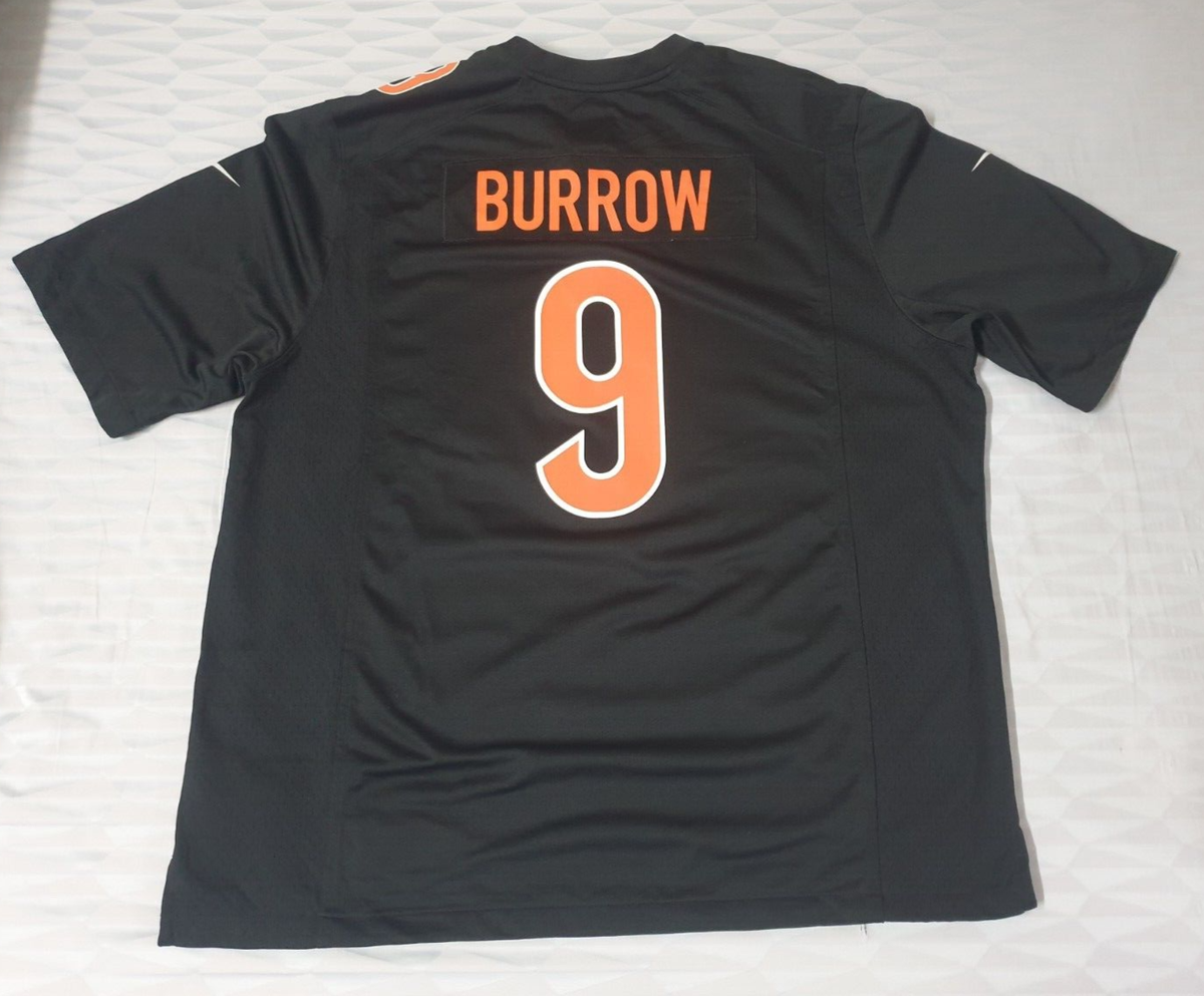 Cincinnati Bengals Joe Burrow #9 Football-NFL Nike Jersey Size2XL