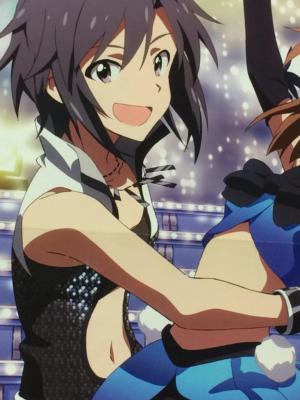Symphogear Senki Zesshou The IdolMaster Promo Japan Poster FS +