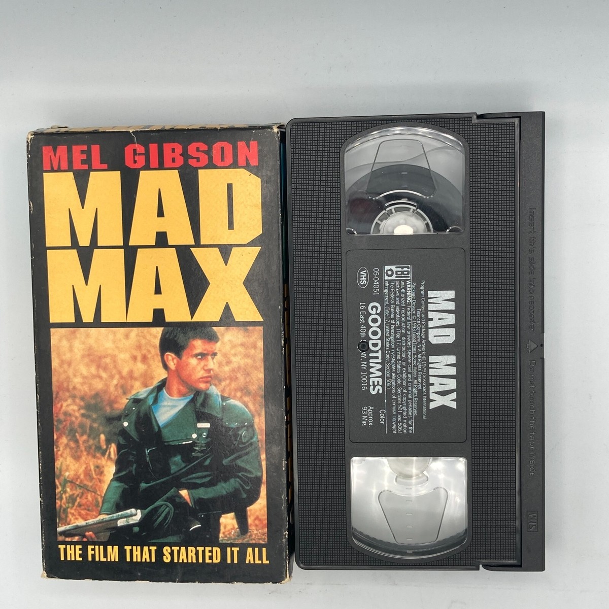 Mad Max (1979), VHS Movie, Goodtimes Home Video (1993), Mel