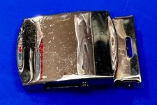 Vanguard Military Style Ratcheting Gold Color Ratchet Dress Belt Buckle USA Made