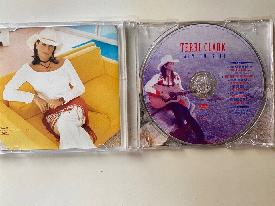 Pain to Kill by Terri Clark (CD, Jan-2003, Mercury Nashville) RARE OOP LIKE NEW Foto 2 de 3