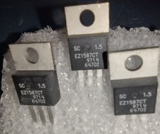 EZ1587CT 1.5Amp, 1.5V Positive Voltage Regulator/Lots of 3pcs/NOS/TO-220