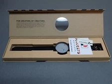 NEW Projects Watches PJT-7577 Vertere 40mm Black Leather Strap Watch