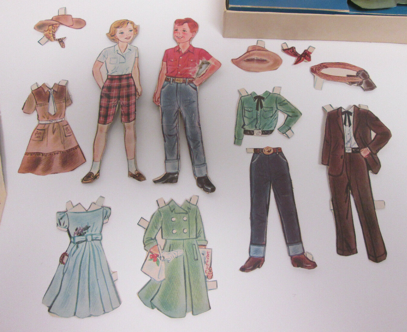 Vintage Magnetic Paper Dolls Mary Jane Mary Lou and Mary 1960s