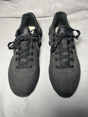 Nike Shox Deliver Turbo Triple Black Athletic Sneakers 317547-034 Men's US 9.5