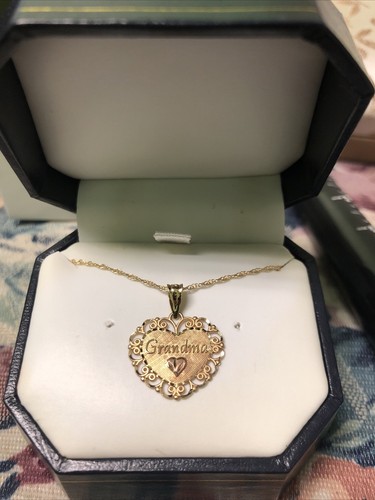 14k Gold MA Grandma Necklace Vintage | eBay