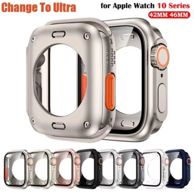 Full Cover Case Screen Protector For Apple Watch Series 11 10 9 8 7 6 SE 42/46mm