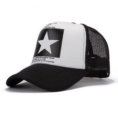 Aovic-M Cool Summer Cotton Adjustable Baseball Hat Men Brand Snapback Caps Mens Women Cap Mesh Hat 