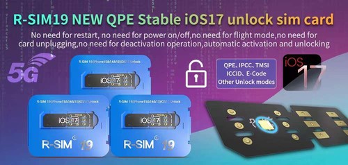 R-SIM 19 NEW QPE Stable IOS17 Unlock SIM Carte pour iPhone 15&14 Pro MAX 13 Pro - Bild 8 von 17
