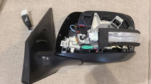 ✅ 16-22 TOYOTA LAND CRUISER MIRROR W/ CAMERA GLASS BLIND SPOT GENUINE OEM LEFT