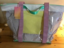 Stoney Clover X  Target Transparent  Beach Tote Bag -  Clear Lavender  In Hand