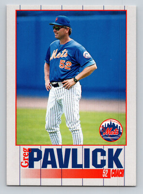 1994 Fleer Binghamtom Kahn's NY Mets #52 Greg Pavlick MLB Baseball