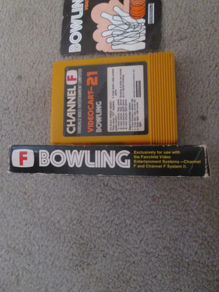 Bowling for the Channel F Complete in Box CIB Very Good - Image 4 of 4