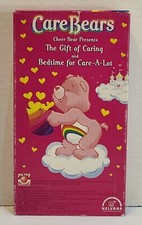 VHS Care Bears:Cheer Bear Presents The Gift Of Caring And Bedtime For Care-a-lot
