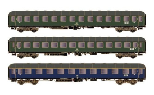 Hobbytrain 3er Set Personenwagen DB, Ep.VIa, D1213 43040 | Zustand: Neu