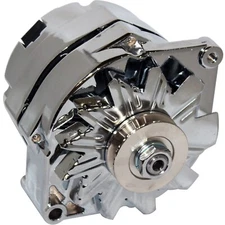 HIGH OUTPUT 200 AMP ALTERNATOR CHROME FOR CHEVY GM GMC JEEP CHRYSLER OLDS 3 WIRE