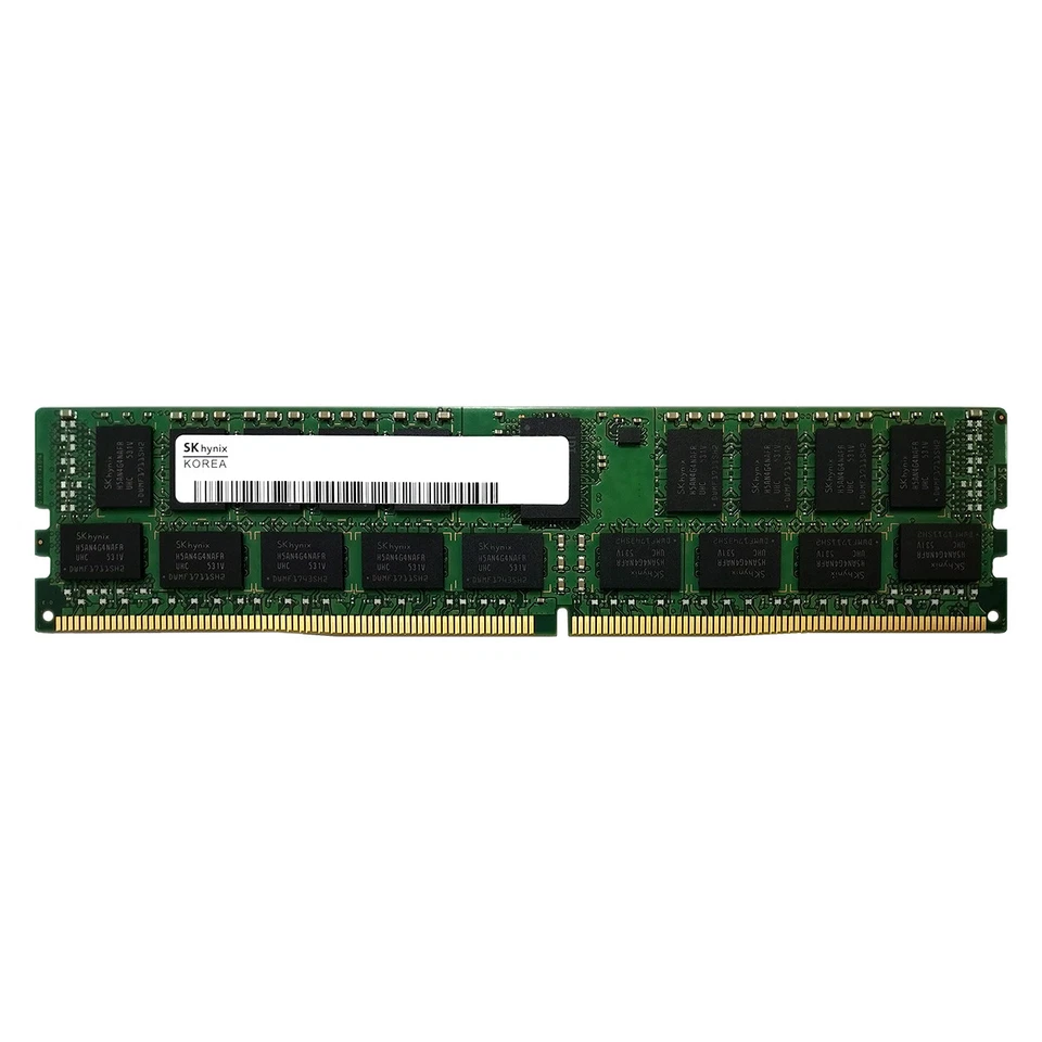 Hynix 16GB 2Rx4 PC4-2400T PC4-19200 DDR4 2400MHz 1.2V ECC RDIMM Memoria RAM 1x16G