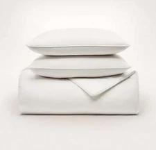 BOLL & BRANCH 3pc Comforter Set 100% Organic Cotton Twin, Full/Queen, King