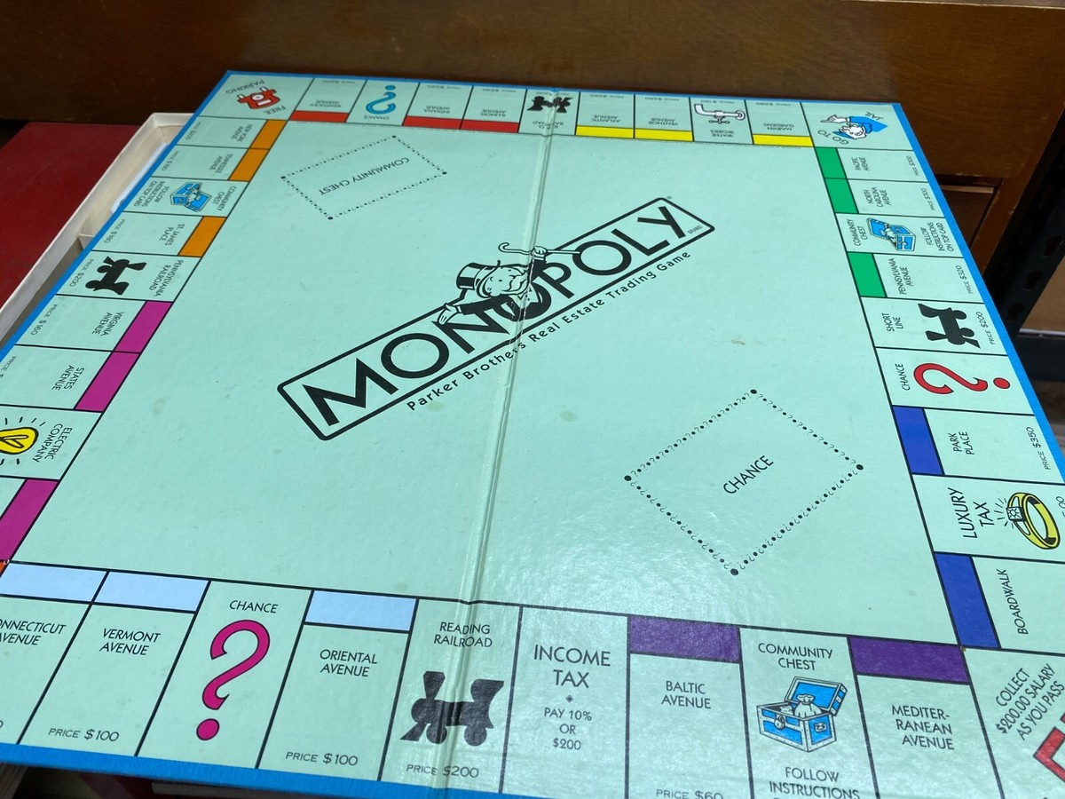 Complete Vintage 1995 Monopoly Board Game, Parker Bros. | eBay